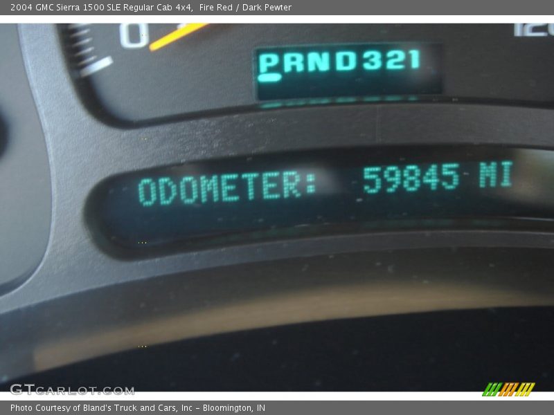 Fire Red / Dark Pewter 2004 GMC Sierra 1500 SLE Regular Cab 4x4