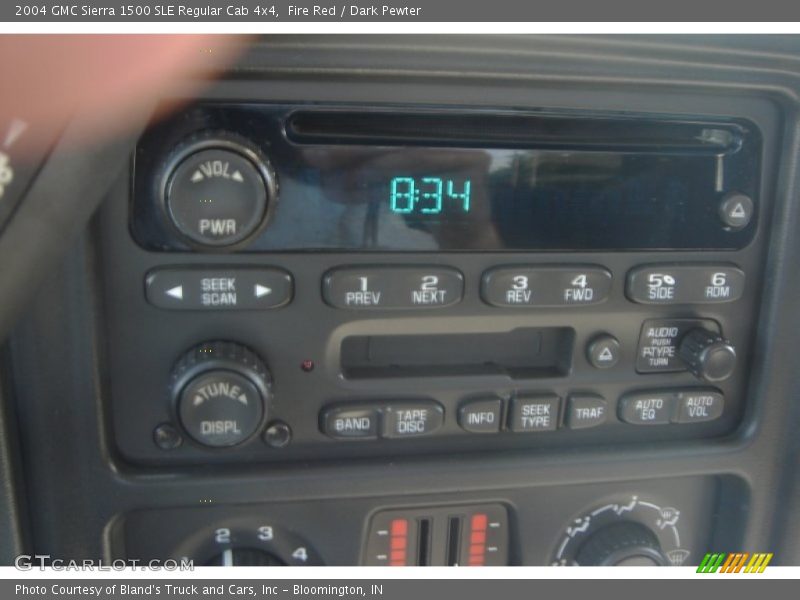 Fire Red / Dark Pewter 2004 GMC Sierra 1500 SLE Regular Cab 4x4