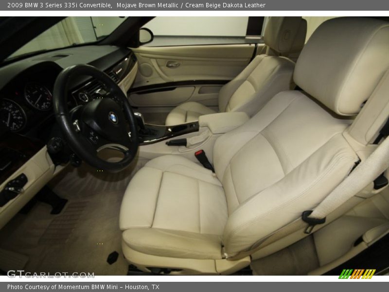  2009 3 Series 335i Convertible Cream Beige Dakota Leather Interior