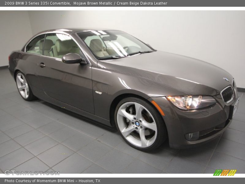 Mojave Brown Metallic / Cream Beige Dakota Leather 2009 BMW 3 Series 335i Convertible