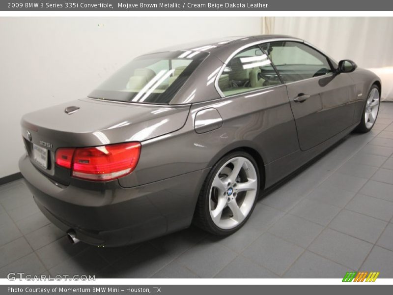 Mojave Brown Metallic / Cream Beige Dakota Leather 2009 BMW 3 Series 335i Convertible
