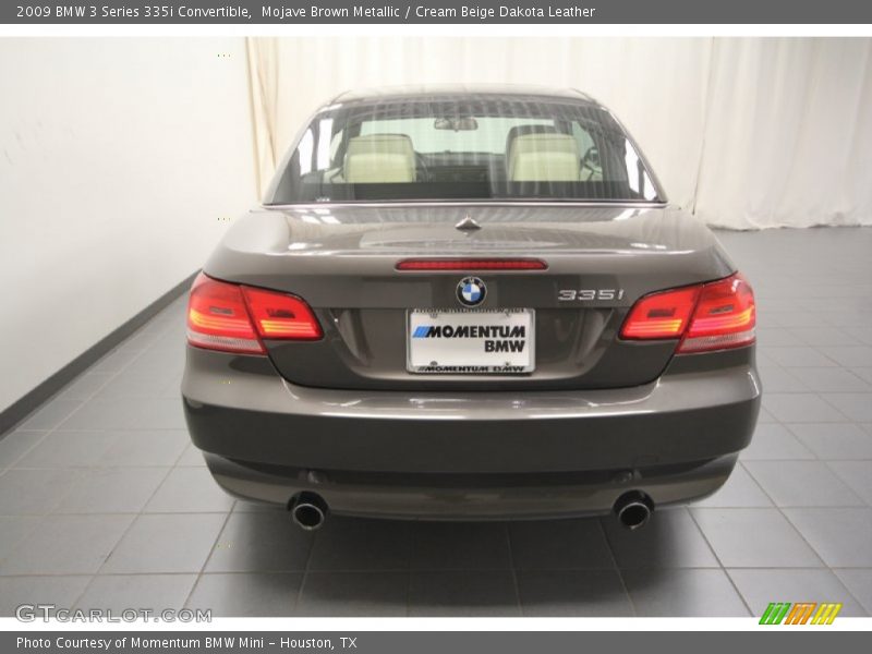 Mojave Brown Metallic / Cream Beige Dakota Leather 2009 BMW 3 Series 335i Convertible