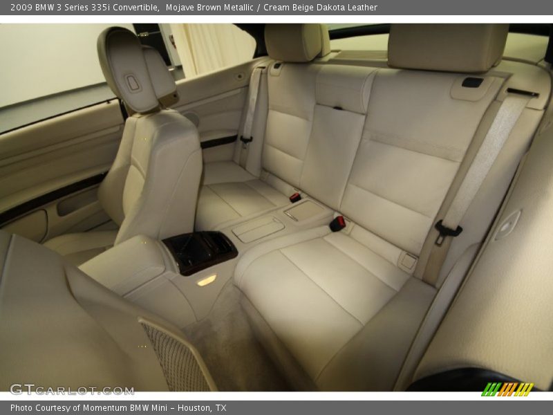 Rear Seat of 2009 3 Series 335i Convertible