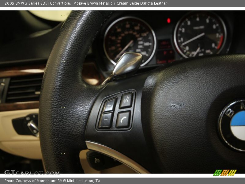 Mojave Brown Metallic / Cream Beige Dakota Leather 2009 BMW 3 Series 335i Convertible