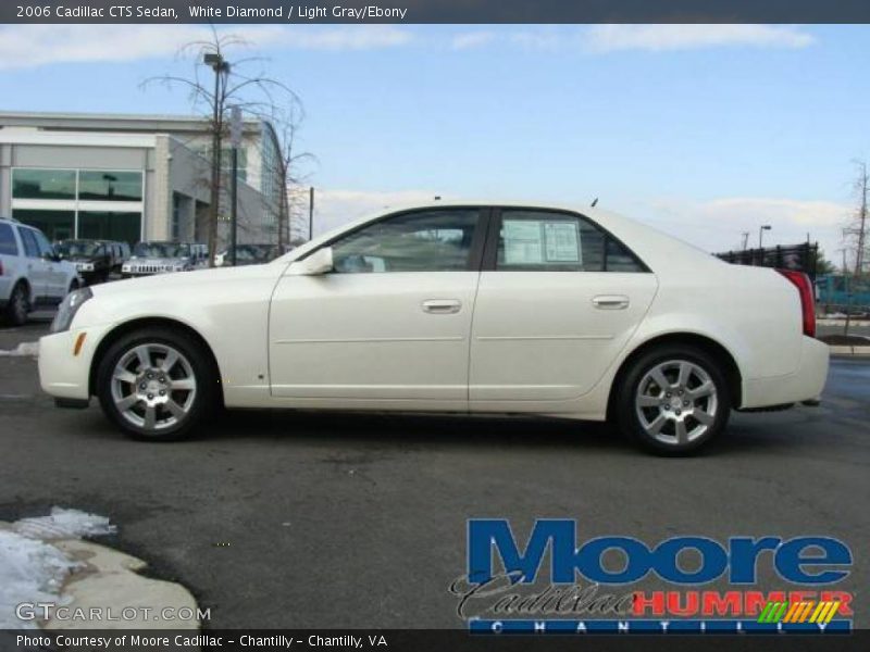 White Diamond / Light Gray/Ebony 2006 Cadillac CTS Sedan