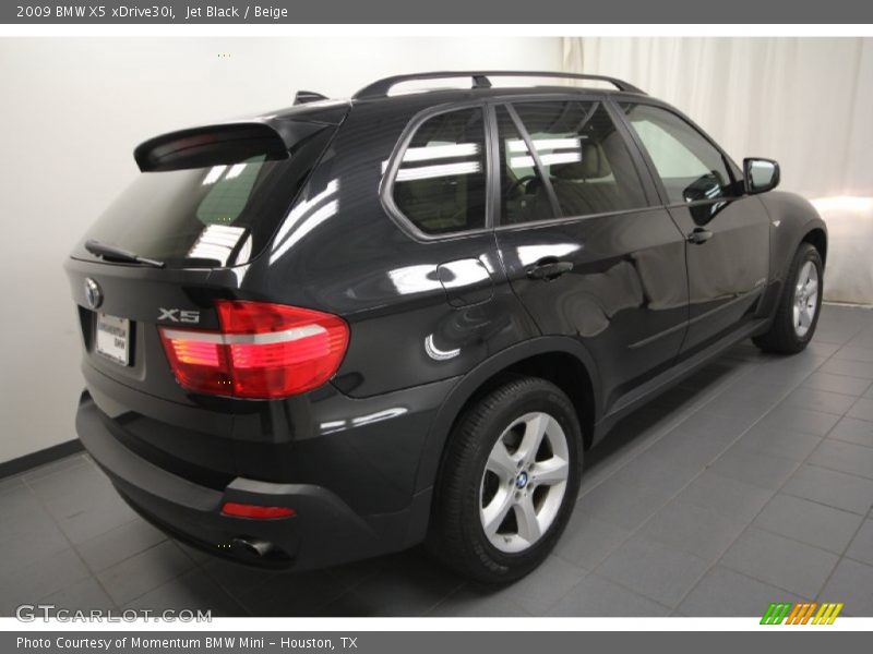 Jet Black / Beige 2009 BMW X5 xDrive30i