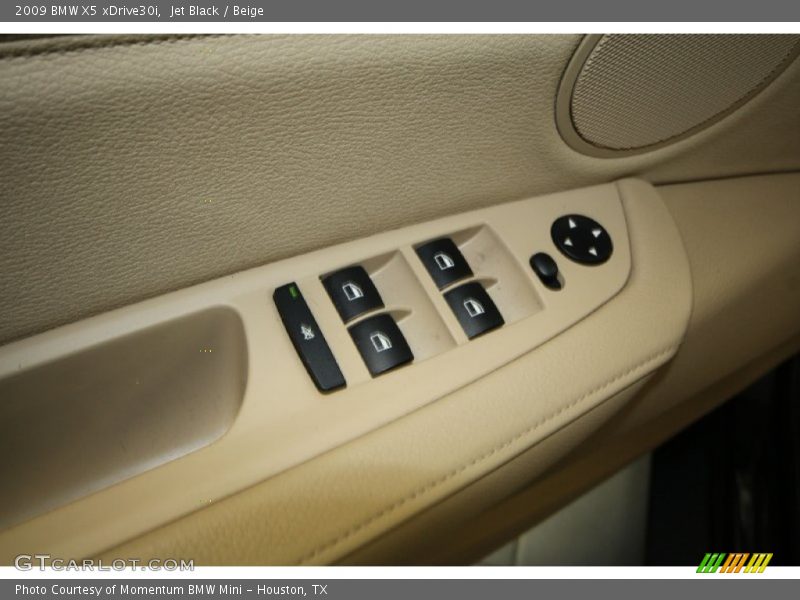 Jet Black / Beige 2009 BMW X5 xDrive30i