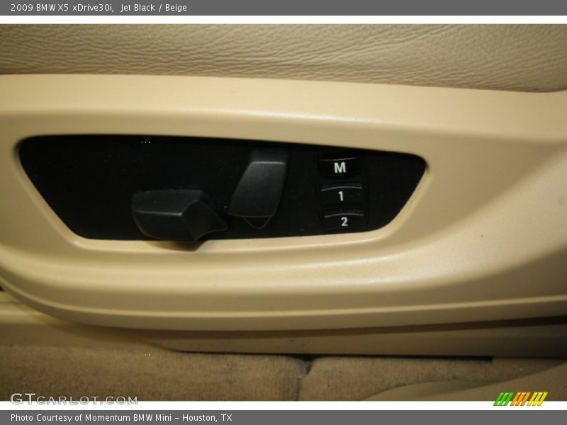 Jet Black / Beige 2009 BMW X5 xDrive30i