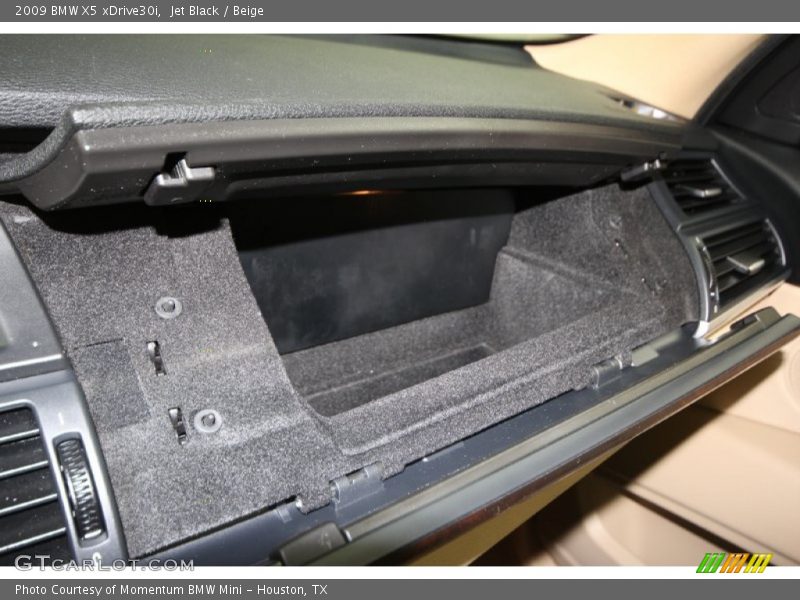 Jet Black / Beige 2009 BMW X5 xDrive30i