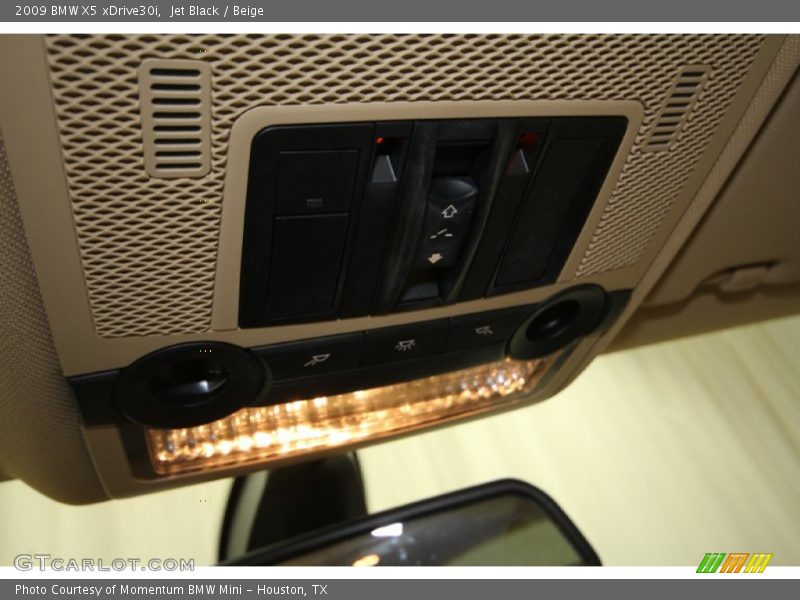 Jet Black / Beige 2009 BMW X5 xDrive30i
