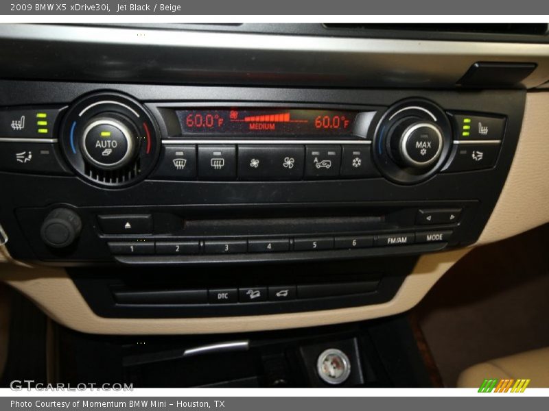 Jet Black / Beige 2009 BMW X5 xDrive30i