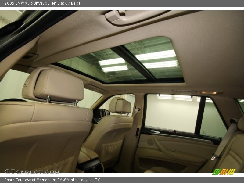 Jet Black / Beige 2009 BMW X5 xDrive30i