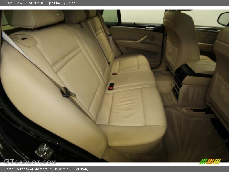 Jet Black / Beige 2009 BMW X5 xDrive30i