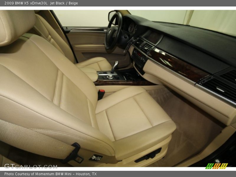 Jet Black / Beige 2009 BMW X5 xDrive30i
