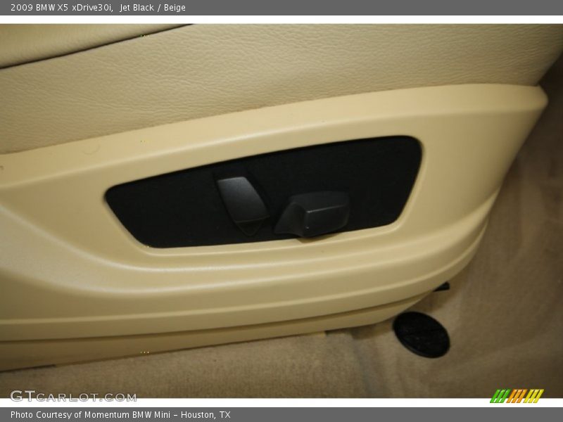 Jet Black / Beige 2009 BMW X5 xDrive30i