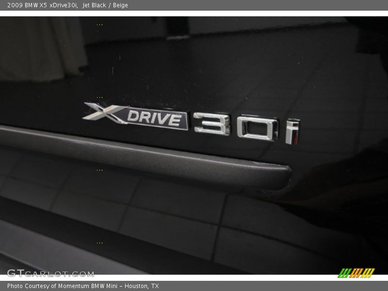 Jet Black / Beige 2009 BMW X5 xDrive30i