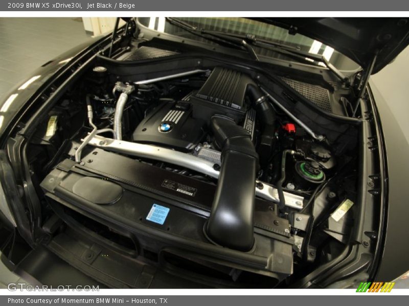 Jet Black / Beige 2009 BMW X5 xDrive30i