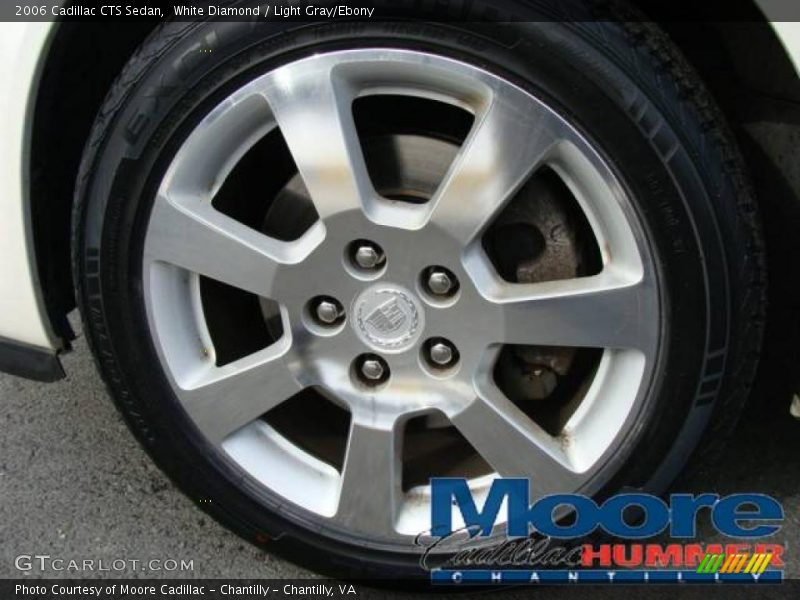 White Diamond / Light Gray/Ebony 2006 Cadillac CTS Sedan
