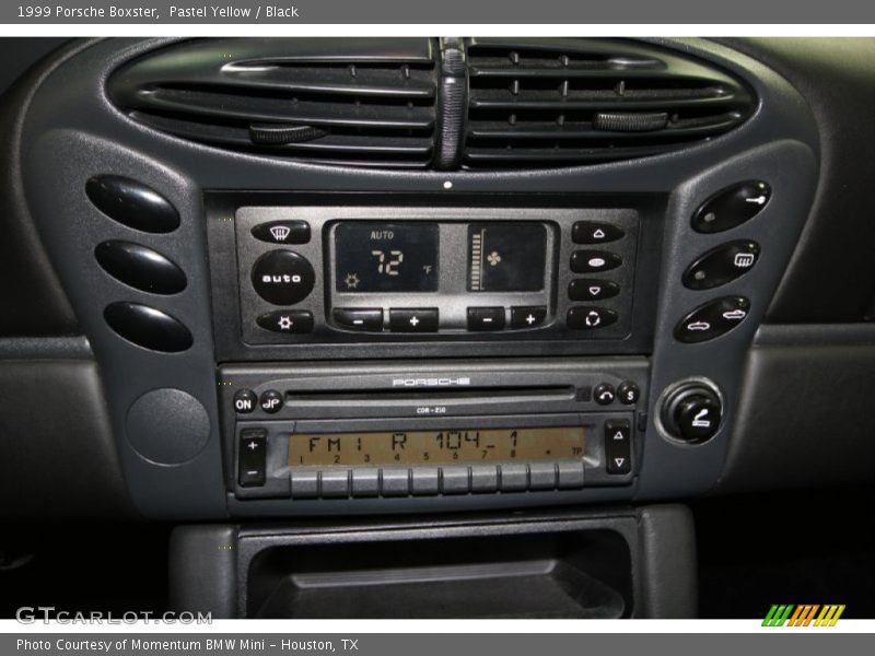Controls of 1999 Boxster 