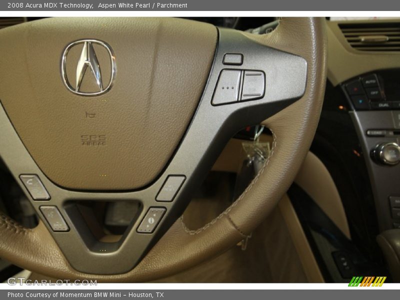 Aspen White Pearl / Parchment 2008 Acura MDX Technology
