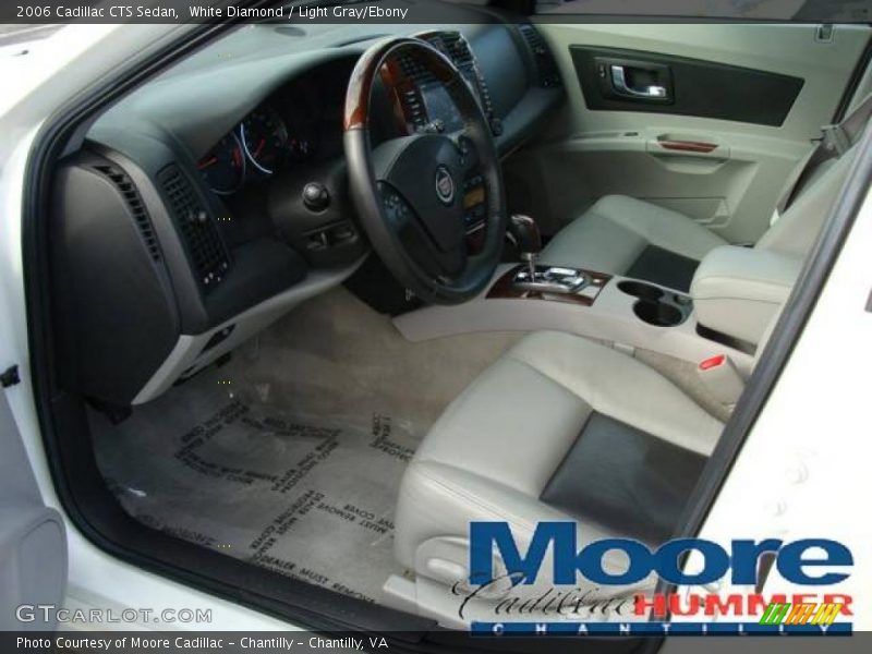 White Diamond / Light Gray/Ebony 2006 Cadillac CTS Sedan