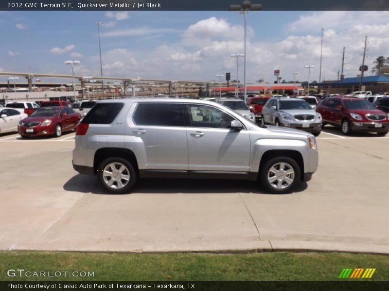 Quicksilver Metallic / Jet Black 2012 GMC Terrain SLE