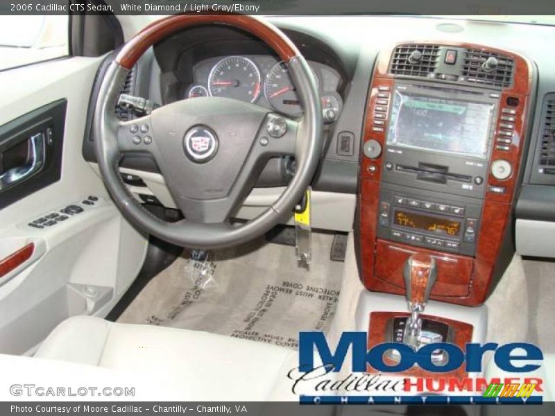White Diamond / Light Gray/Ebony 2006 Cadillac CTS Sedan