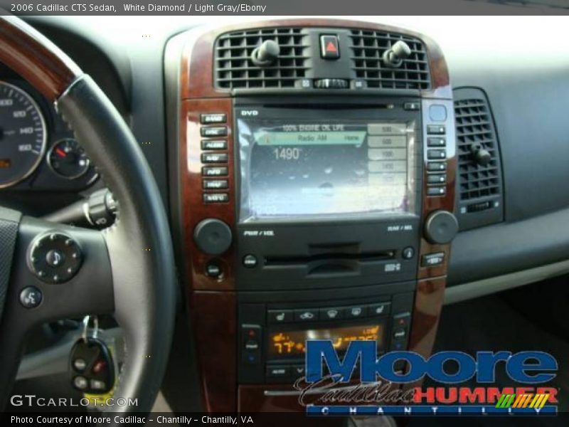 White Diamond / Light Gray/Ebony 2006 Cadillac CTS Sedan