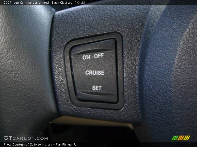 Black Clearcoat / Khaki 2007 Jeep Commander Limited