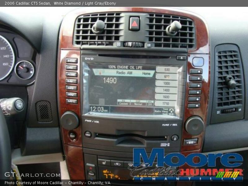 White Diamond / Light Gray/Ebony 2006 Cadillac CTS Sedan
