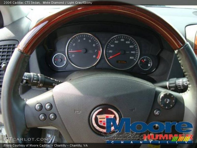 White Diamond / Light Gray/Ebony 2006 Cadillac CTS Sedan