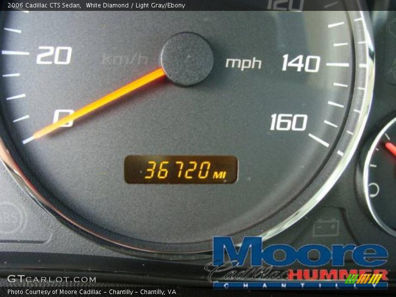 White Diamond / Light Gray/Ebony 2006 Cadillac CTS Sedan
