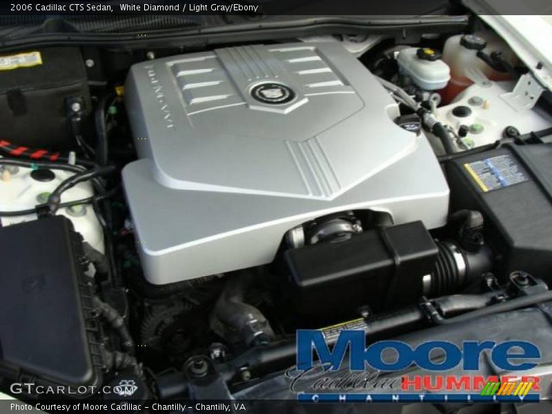 White Diamond / Light Gray/Ebony 2006 Cadillac CTS Sedan