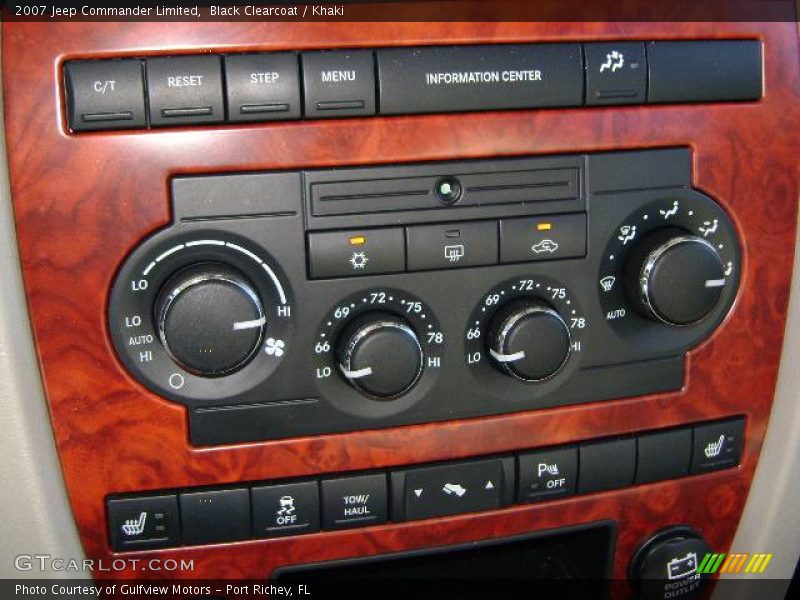 Black Clearcoat / Khaki 2007 Jeep Commander Limited