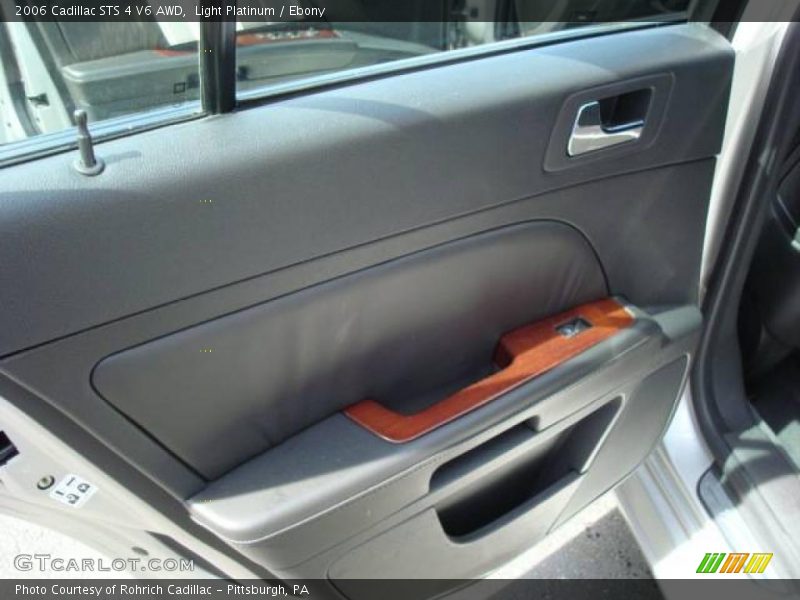 Light Platinum / Ebony 2006 Cadillac STS 4 V6 AWD