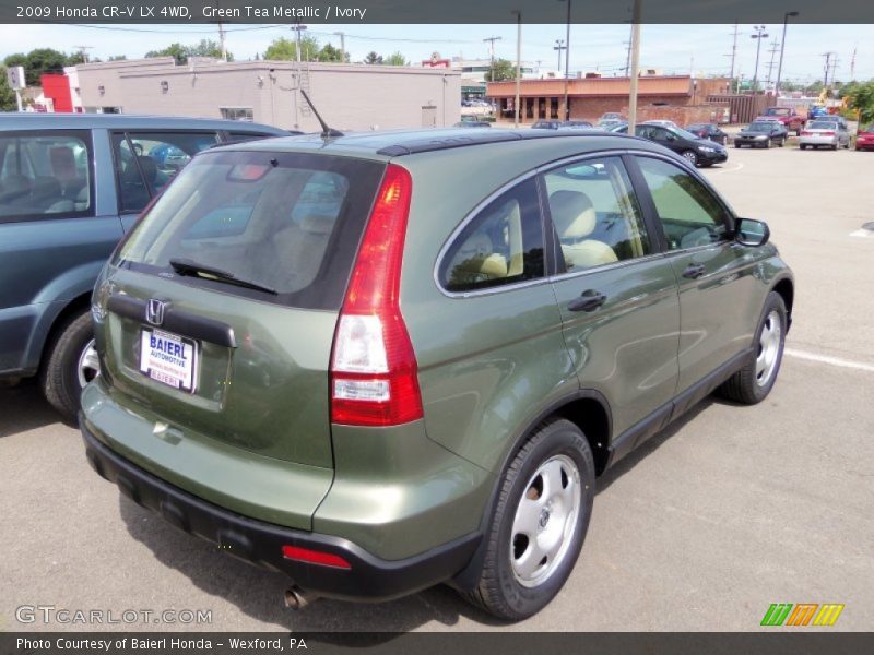 Green Tea Metallic / Ivory 2009 Honda CR-V LX 4WD