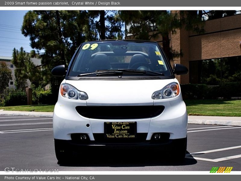 Crystal White / Design Black 2009 Smart fortwo passion cabriolet