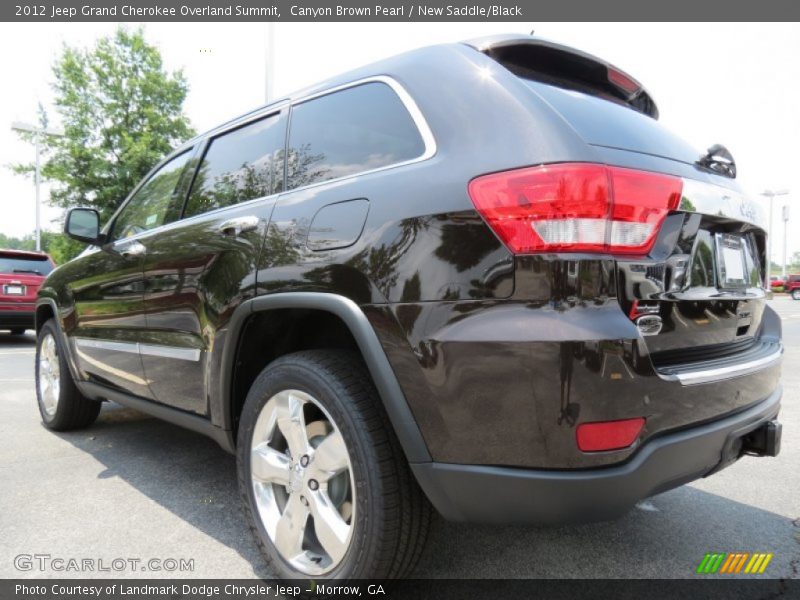  2012 Grand Cherokee Overland Summit Canyon Brown Pearl