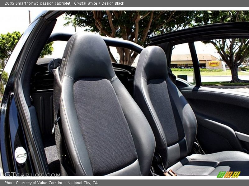 2009 fortwo passion cabriolet Design Black Interior