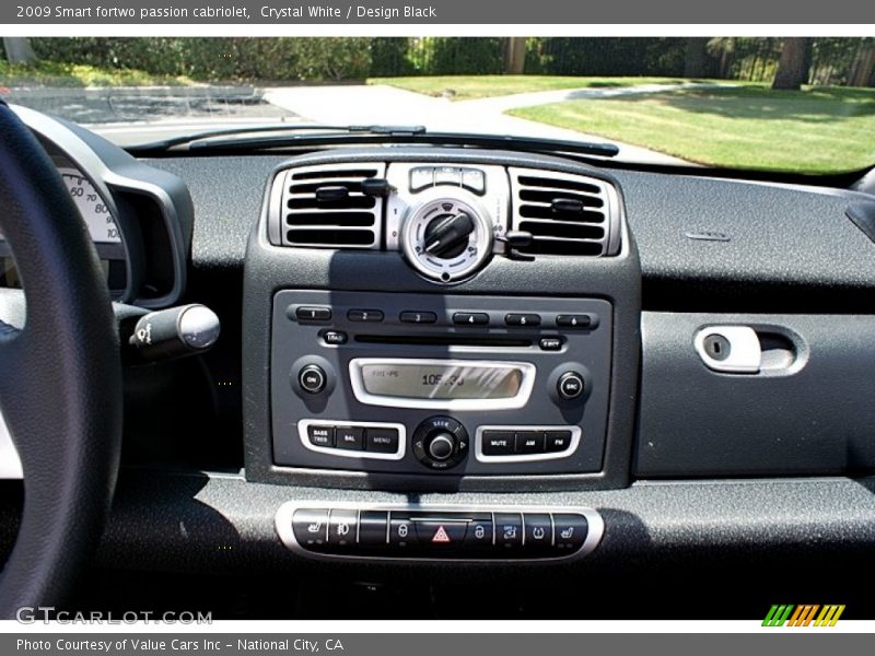 Controls of 2009 fortwo passion cabriolet