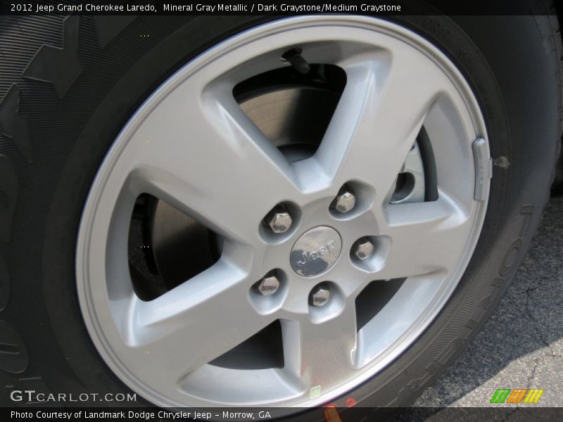 Mineral Gray Metallic / Dark Graystone/Medium Graystone 2012 Jeep Grand Cherokee Laredo