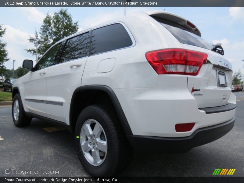 Stone White / Dark Graystone/Medium Graystone 2012 Jeep Grand Cherokee Laredo