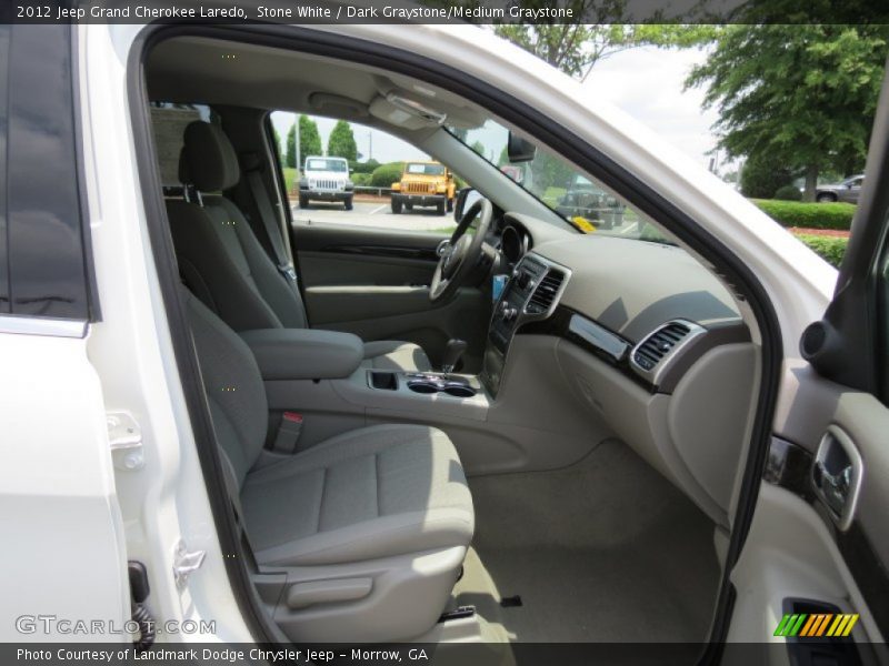 Stone White / Dark Graystone/Medium Graystone 2012 Jeep Grand Cherokee Laredo