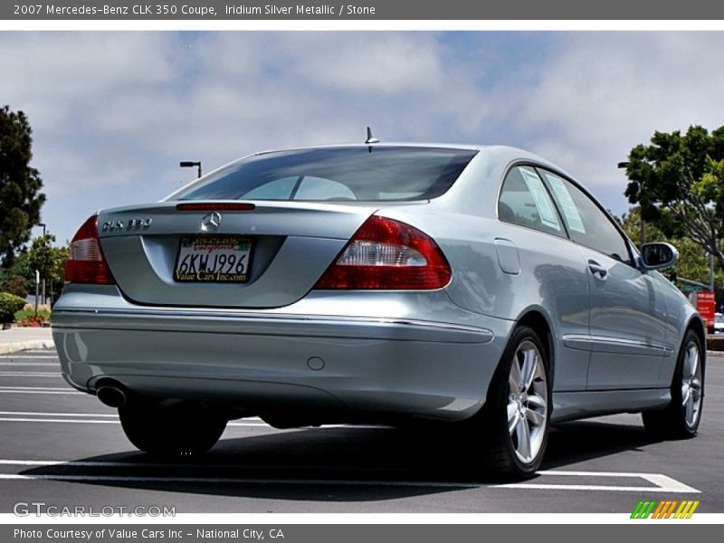 Iridium Silver Metallic / Stone 2007 Mercedes-Benz CLK 350 Coupe