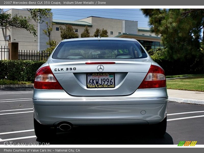 Iridium Silver Metallic / Stone 2007 Mercedes-Benz CLK 350 Coupe