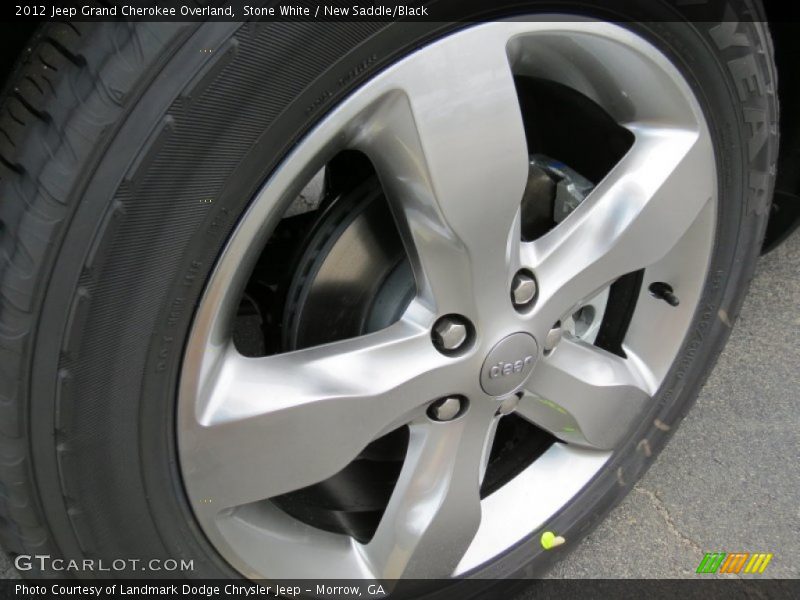 Stone White / New Saddle/Black 2012 Jeep Grand Cherokee Overland