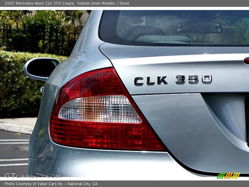 Iridium Silver Metallic / Stone 2007 Mercedes-Benz CLK 350 Coupe