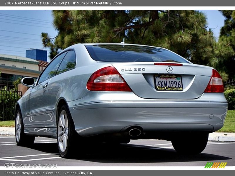 Iridium Silver Metallic / Stone 2007 Mercedes-Benz CLK 350 Coupe