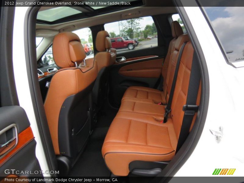 Stone White / New Saddle/Black 2012 Jeep Grand Cherokee Overland