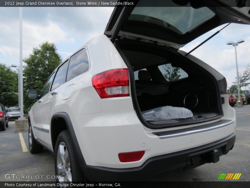 Stone White / New Saddle/Black 2012 Jeep Grand Cherokee Overland